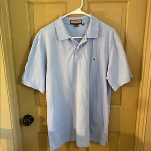 Vineyard Vines Blue Polo Shirt Soft Cotton Blend
